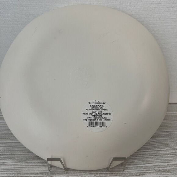 Target Threshold Bunny Rabbit Flowers Melamine Salad Plate Brown 8 5/8" 2021 - Picture 6 of 6